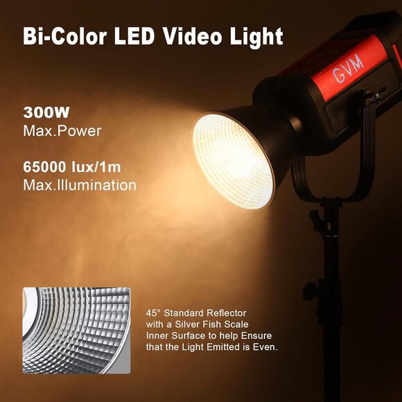 GVM SD300B Pro LED Professional Light - Perfect for Video & Photography! - Picture 16 of 16